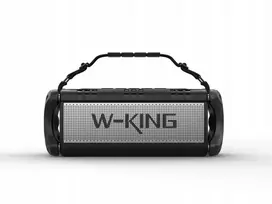 Belaidis „Bluetooth“ garsiakalbis „W-KING D8“, juodos ir sidabrinės spalvos