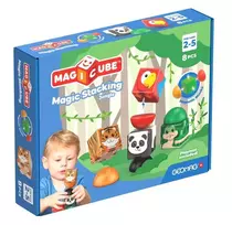 Magnetiniės kaladėlės Geomag Džiunglių piramidės (8 vnt.)