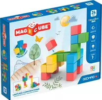 Magnetinės kaladėlės Geomag Kūrybinis rinkinys (24 vnt.)
