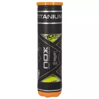 Padelio kamuoliukai NOX Pro Titanium 4 (4 vnt  pakuotė)