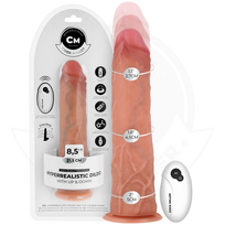 COCK MILLER COCK MILLER - HYPER-REALISTIC DILDO WITH SUCTION CUP AND THRUSTING WITH REMOTE CONTROL 21.5 CM