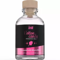 INTT INTT Cotton Candy Massage Gel 30ml - Warming, Edible, Sweet Aroma