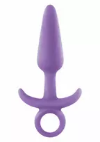 NS NOVELTIES Firefly Prince Small Silicone Plug Glow-in-the-Dark Blue