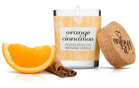 Magnetifico Candle Massage Oil 70ml with Pheromones - Orange & Cinnamon Aroma