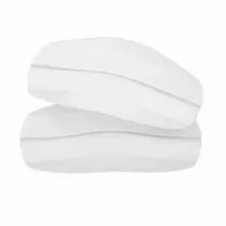 Bye Bra Cushion Strap Pads Clear Silicone Comfort Support - 1 Pair