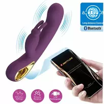 PRETTY LOVE Pretty Love Liam Intimate Dual Motor Silicone Massager Purple App Control