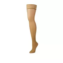Kix'ies Kix'ies Jenny Thigh Highs D Nude - Stay-Up Champagne Tights