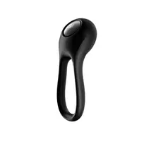 Satisfyer Majestic Duo Black - Double Vibrating Silicone Band, Waterproof