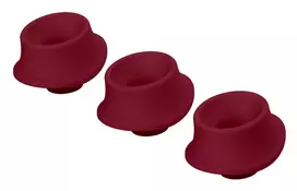 WOMANIZER Womanizer W-Heads S Bordeaux - Set of 3 Silicone Attachments