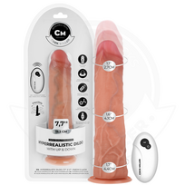 COCK MILLER COCK MILLER - HYPER-REALISTIC DILDO WITH SUCTION CUP AND THRUSTING WITH REMOTE CONTROL 19.5 CM
