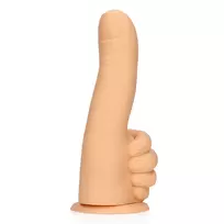S-Line by Shots Thumbs Up Premium Model - Flexible Silicone Fun Hand, Beige, 13 cm