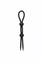 CALEXOTICS Alpha Liquid Silicone Dual Lasso Adjustable Support System Black