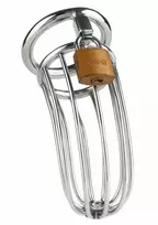 Mr. Steel The Man Slut Mr. Steel Chastity Cage Stainless Steel Secure Fit