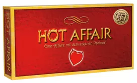 HOT AFFAIR Couples Game - Board Set with 4 Activity Card Decks, German