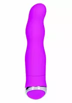 CALEXOTICS Classic Chic Curve 8-Function Massager, Compact, Satin Finish, Pink