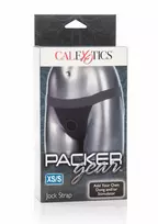 Packer Gear Jock Strap Adjustable Harness Black Comfort Fit