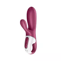 Satisfyer Satisfyer Hot Bunny Warming Dual Motor Intimate Device Pink Bluetooth