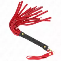 KINK KINK Red Suede Mini Whip 30cm - Compact Impact Tool with Soft Finish