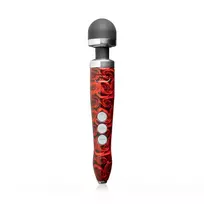 Doxy Doxy Die Cast 3R Rechargeable Wand Massager Rose Pattern, Aluminium