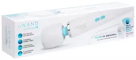 le WAND Classique Plug-In Wand Massage White 10 Modes 33cm