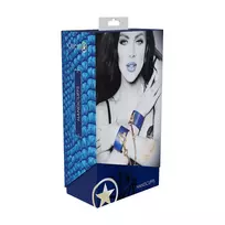 Ouch! by Shots Ouch! Florence Collection Adjustable Handcuffs Blue Iridescent Finish