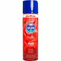 SKINS Skins Fruity Water-Based Lubricant Strawberry 130ml - Sugar-Free Formula