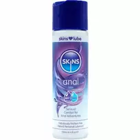 SKINS Skins Hybrid Anal Lubricant 130ml - Water & Silicone Blend, Fragrance-Free