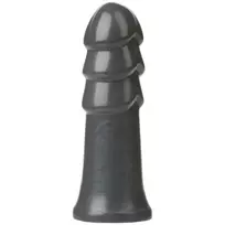 Doc Johnson American Bombshell B-10 Warhead Large Plug, 25 cm, Silver Finish