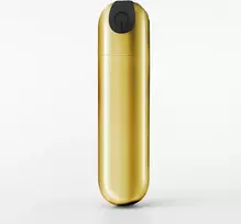 Crushious Crushious iMoan Golden Rechargeable Compact Vibrating Bullet 10 Modes