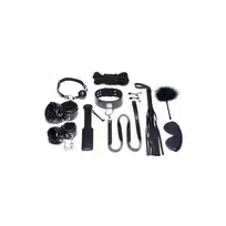 XR Brands XR Brands Master Series Deluxe Bondage Kit 10-Piece Set Black