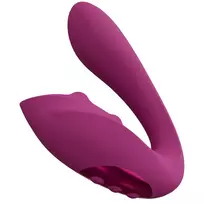 VIVE by Shots VIVE Yuki Dual Motor Intimate Massager with Beads Pink Silicone