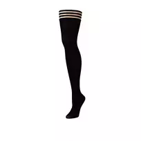 Kix'ies Kix'ies Danielle Opaque Thigh-High Tights Black Size A
