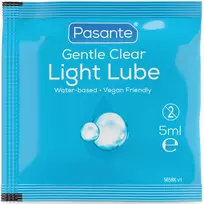 PASANTE Pasante Light Water-Based Lubricant 5ml Sachet - Transparent & Vegan