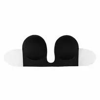 Bye Bra Bye Bra Seamless U-Style Strapless Bra Cup E Black - Invisible Finish