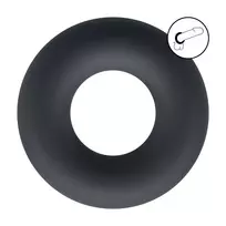 Levelz by Shots LEVELZ Liquid Silicone Performance Ring S Black - Flexible Comfort Fit