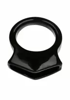 CALEXOTICS COLT Snug Grip Enhancer Ring with Anatomical Support Black