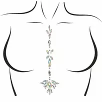 Leg Avenue Jade Iridescent Adhesive Body Jewels Set - Skin-Friendly Decoration