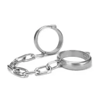 Prowler Prowler RED Heavy Duty Stainless Steel Ankle Cuffs - Silver Finish