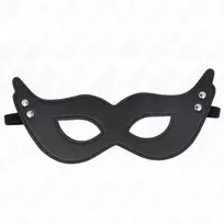 KINK KINK Leatherette Mask with Rivets Model 1 Black 26x8 cm