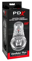 PDX PDX Elite ViewTube EZ-Grip Transparent Stimulation System 21cm