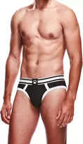 Prowler Brief L Black/White - Two-Tone Classic Style Underwear