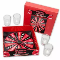 DIABLO Diablo Picante Passion Roulette Shots Game Set with 4 Glasses
