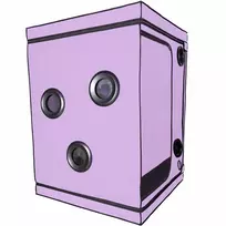 SECRET DOME KINK CLUB SCANDALE Intimate Play Cabin Purple 100x100x140cm