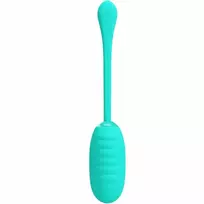PRETTY LOVE Pretty Love Kirk Wireless Vibrating Egg Aqua Green USB Rechargeable