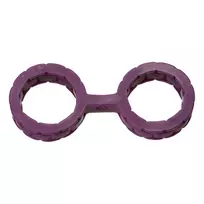 Doc Johnson Silicone Wrist Cuffs Flexible One-Piece Black