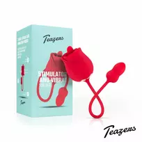 Teazers Teazers Rose Duo Rechargeable Intimate Device with Dual Motors Pink