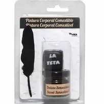 TALOKA Taloka Chocolate Body Paint Set with Brush & Activity Dice 1oz