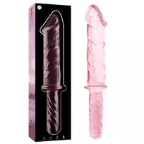NEBULA SERIES BY IBIZA Ibiza Nebula Series Model 24 Glass Intimate Device Pink 28.5cm O5cm