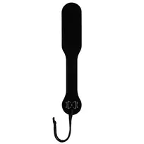 Sportsheets Sportsheets Sincerely Onyx Black Acrylic Bow Tie Impact Paddle 34cm