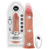 COCK MILLER COCK MILLER - HYPER-REALISTIC DILDO WITH SUCTION CUP AND THRUSTING WITH REMOTE CONTROL 20.5 CM
